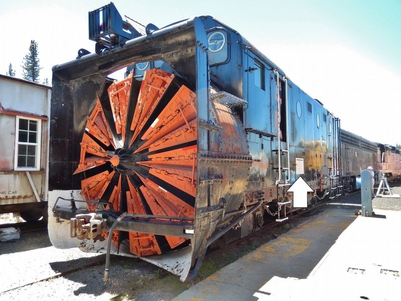 Southern Pacific MW208 Rotary Snowplow image. Click for full size.