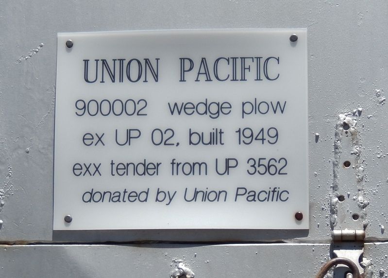 Union Pacific 900002 Wedge Plow image. Click for full size.