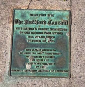 The Hartford Courant Marker image. Click for full size.