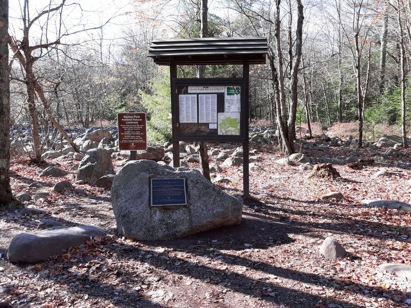 Hickory Run Boulder Field Marker image. Click for full size.