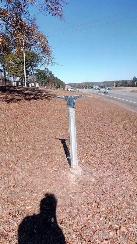 Only post is left of broken & missing marker.. Click for full size. Only post is left of broken & missing marker. image. Click for full size.
