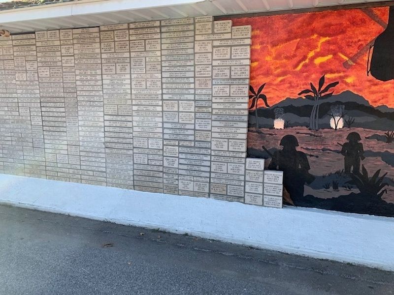 Lee County Veterans Wall. Click for full size. Lee County Veterans Wall image. Click for full size.