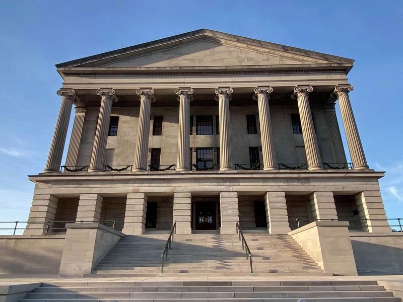 The Tennessee State Capitol. image. Click for full size.