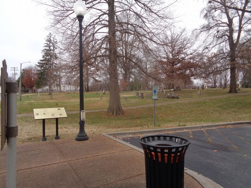Site of the First Memorial Service in Illinois Marker. Click for full size. Site of the First Memorial Service in Illinois Marker image. Click for full size.