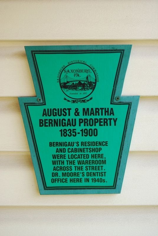 August & Martha Bernigau Property Marker image. Click for full size.