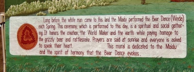 Bear Dance Marker. Click for full size. Bear Dance Marker image. Click for full size.