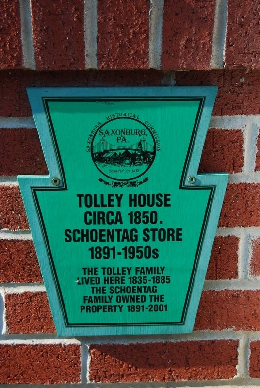 Tolley House Marker image. Click for full size.