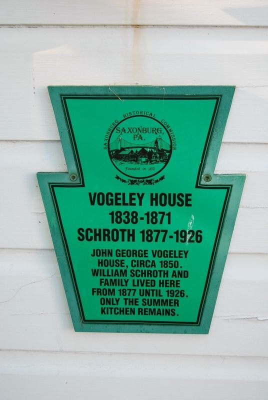 Vogeley House Marker image. Click for full size.