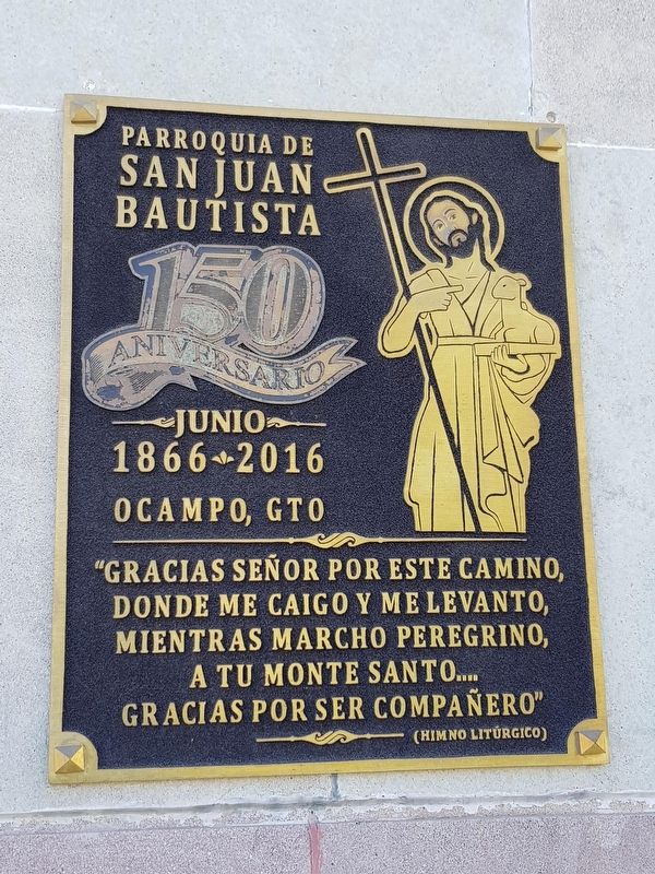 Parish of San Juan Bautista Marker image. Click for full size.