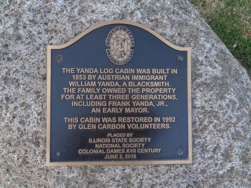 Yanda Log Cabin Marker image. Click for full size.