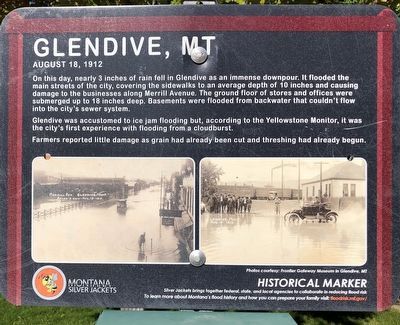 Glendive, MT Marker image. Click for full size.