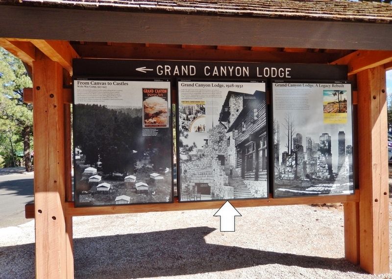 Grand Canyon Lodge, 1928-1932 Marker image. Click for full size.