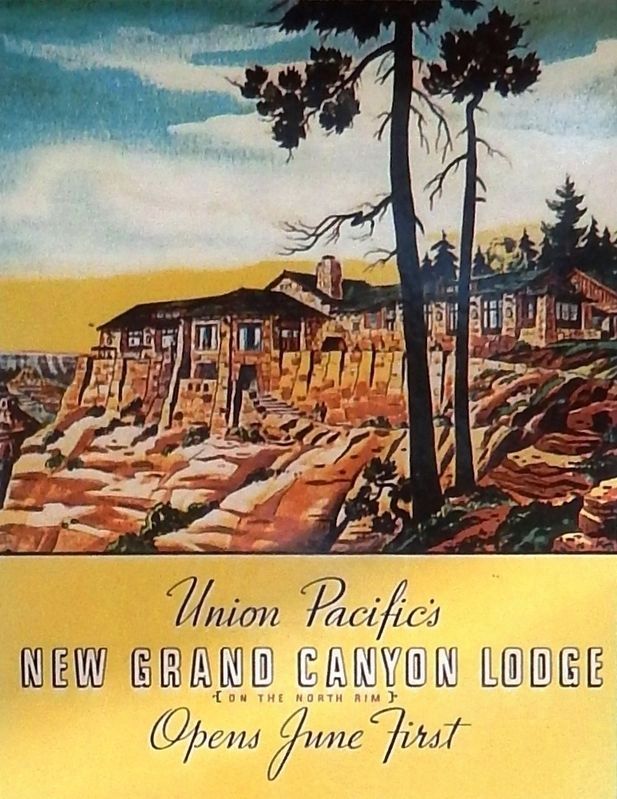 Marker detail: Grand Canyon Lodge Promotion image. Click for full size.
