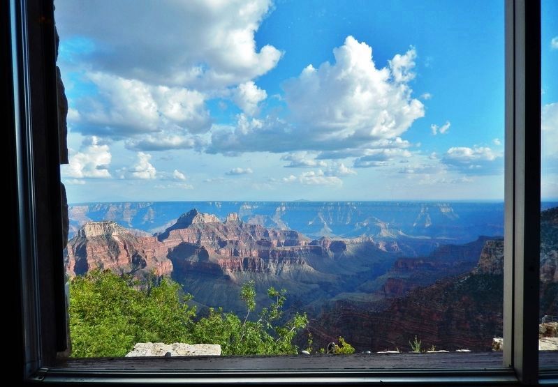 Grand Canyon Lodge Window View image. Click for full size.