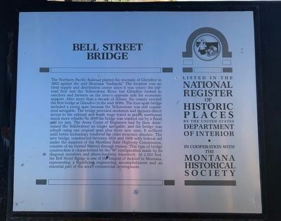 Bell Street Bridge Marker image. Click for full size.