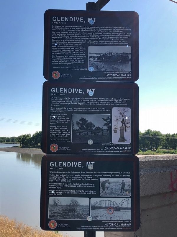 Glendive, MT Marker. Click for full size. Glendive, MT Marker image. Click for full size.
