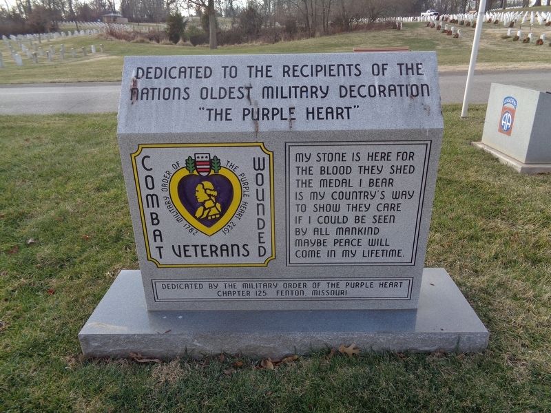 Combat Wounded Veterans Marker image. Click for full size.