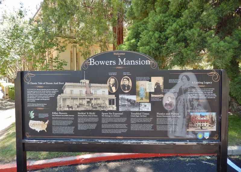 Bowers Mansion Marker image. Click for full size.
