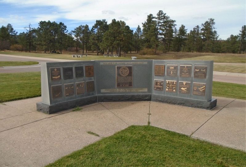 64th Fighter Squadron Marker on Memorial Wall image. Click for full size.