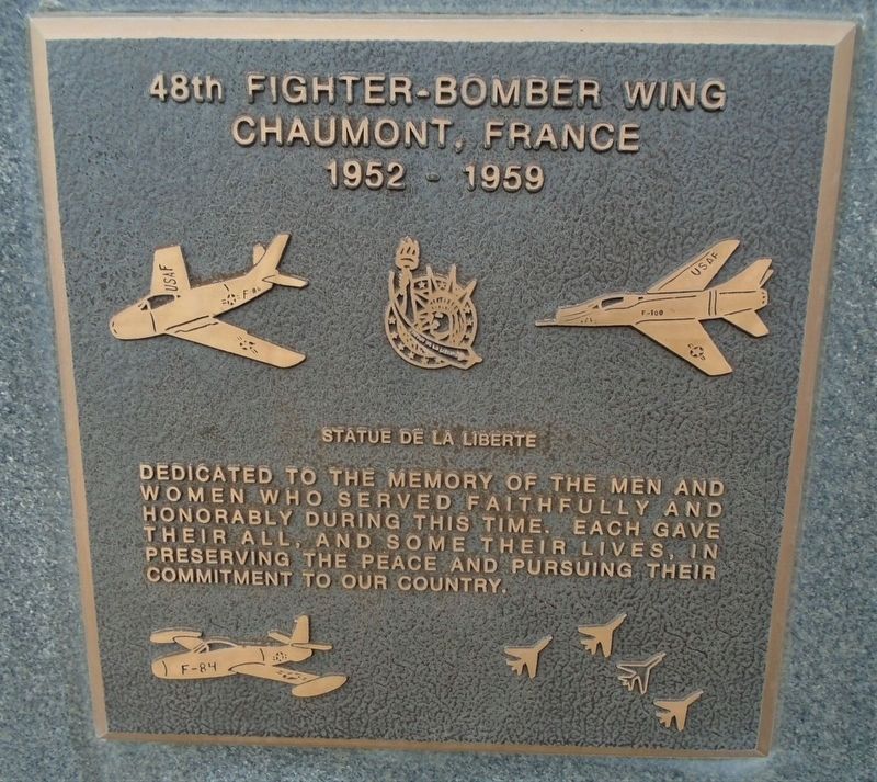 48th Fighter-Bomber Wing Marker image. Click for full size.