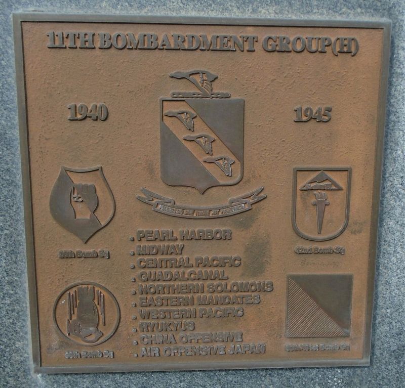 11th Bombardment Group (H) Marker image. Click for full size.