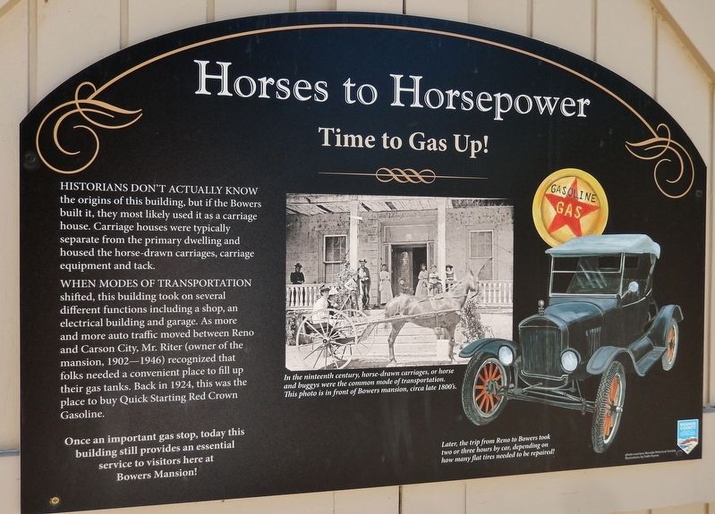 Horses to Horsepower Marker image. Click for full size.