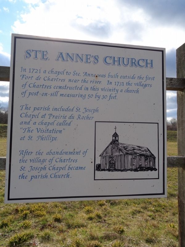 Ste. Anne's Church Marker image. Click for full size.