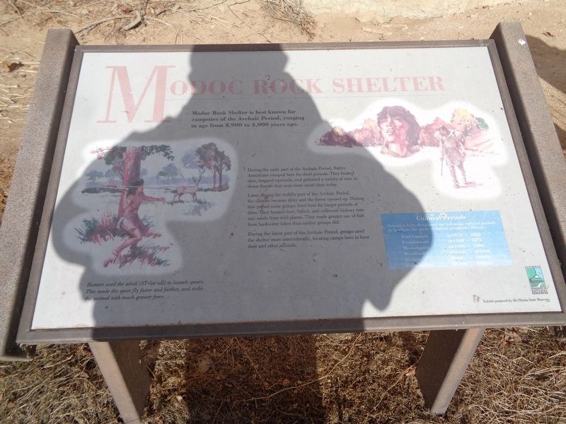 Modoc Rock Shelter Marker image. Click for full size.