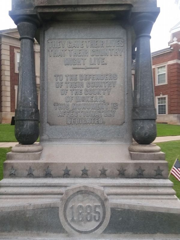 McKean County Civil War Monument image. Click for full size.
