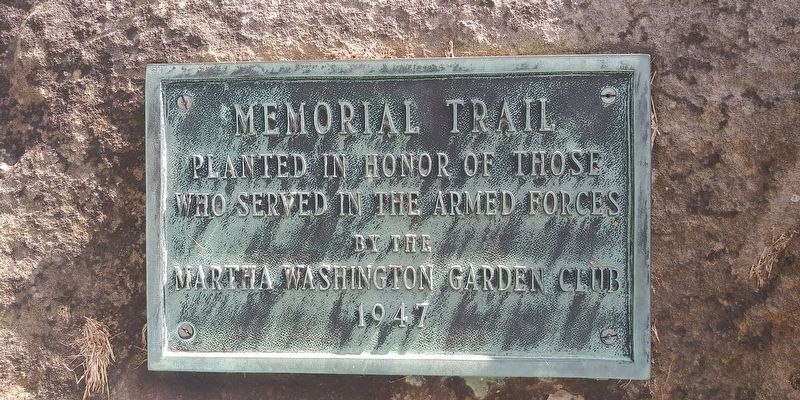 Memorial Trail Marker. Click for full size. Memorial Trail Marker image. Click for full size.