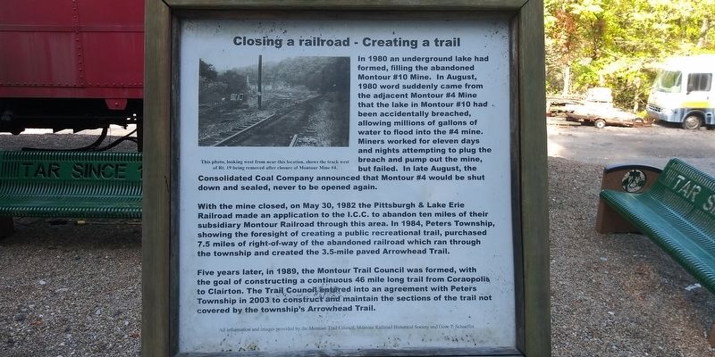 Closing a railroad - Creating a trail Marker. Click for full size. Closing a railroad - Creating a trail Marker image. Click for full size.