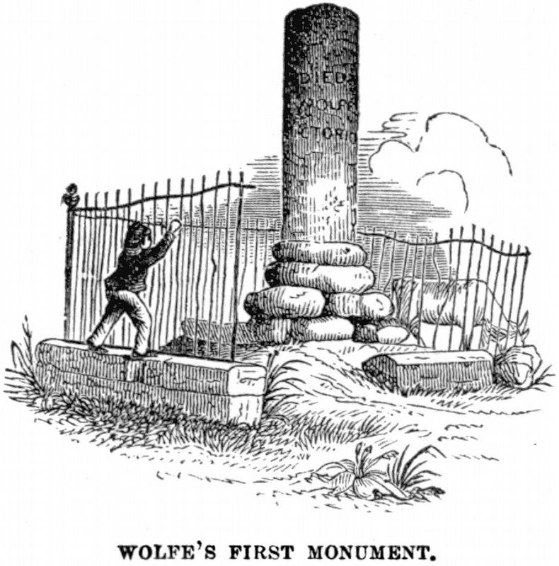 Wolfe's First Monument image. Click for full size.