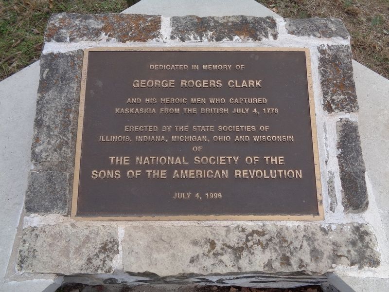 Dedicated in Memory of George Rogers Clark Marker image. Click for full size.