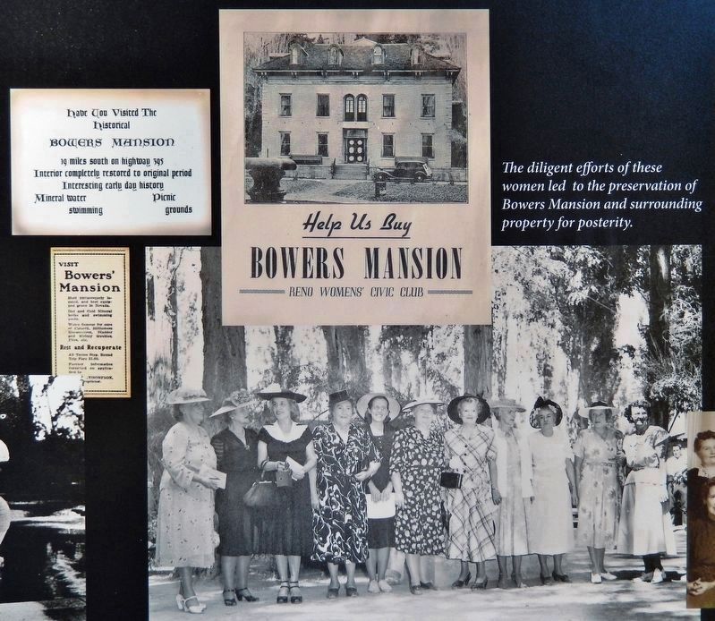 Marker detail: The Indefatigable Reno Womens Civic Club. Click for full size. Marker detail: The Indefatigable Reno Womens Civic Club image. Click for full size.