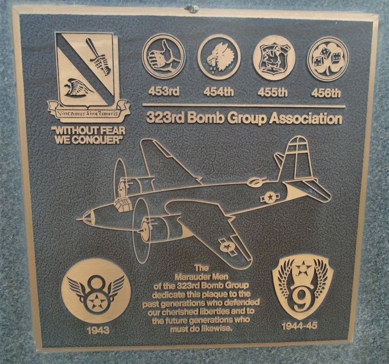 323rd Bomb Group Marker image. Click for full size.