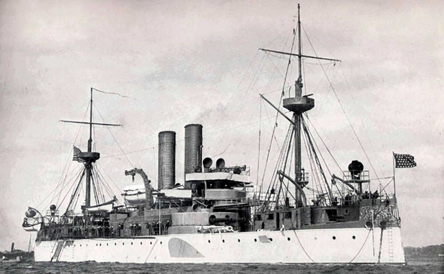 Battleship Maine image. Click for full size.
