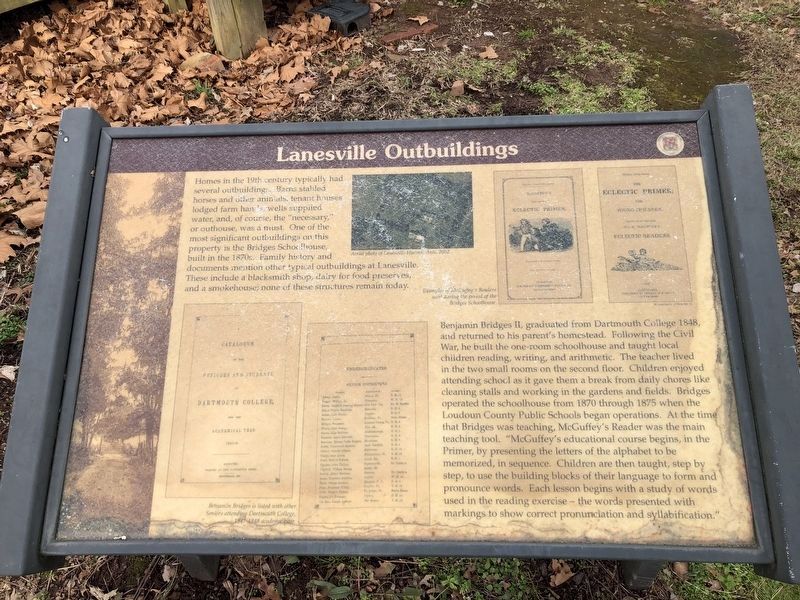 Lanesville Outbuildings Marker image. Click for full size.