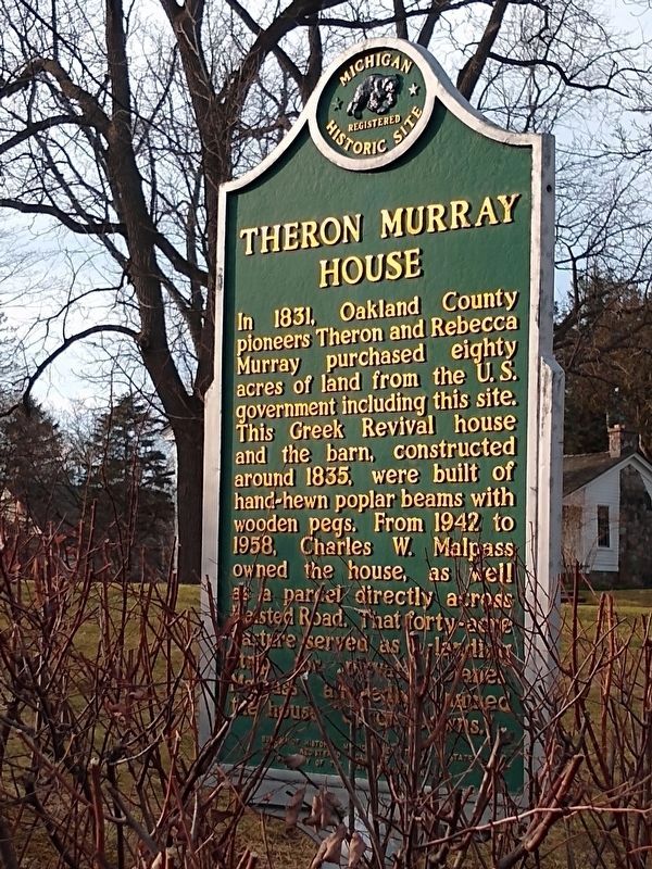 Theron Murray House Marker image. Click for full size.