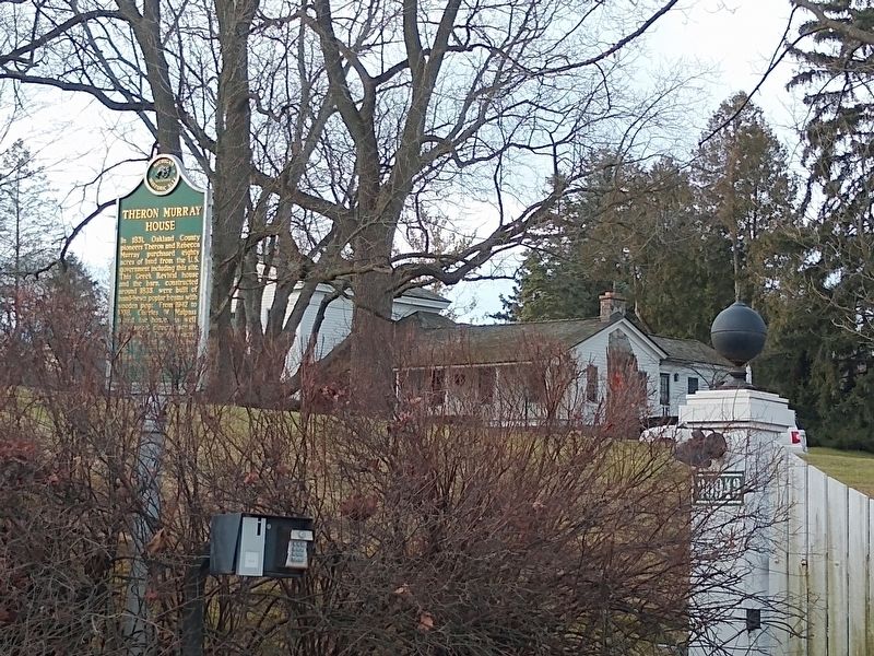 Theron Murray House and Marker image. Click for full size.