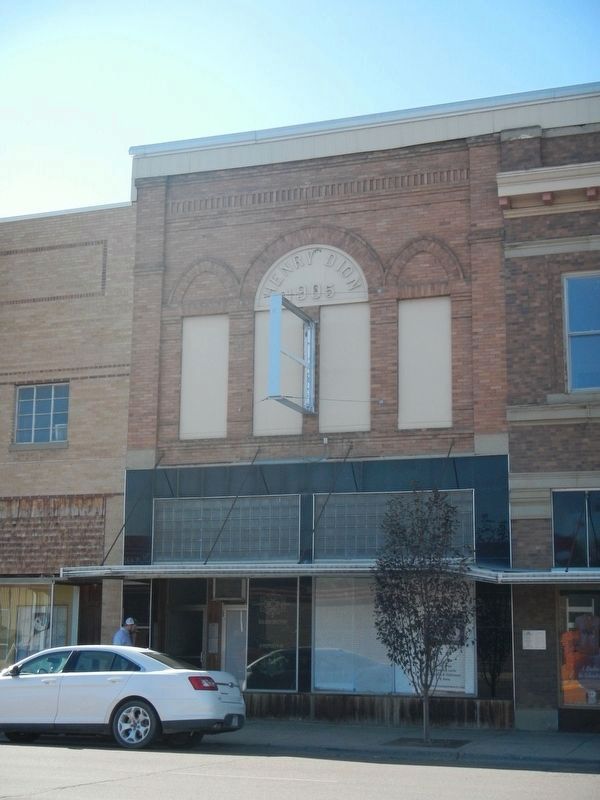 Henry Dion Building and Marker image. Click for full size.