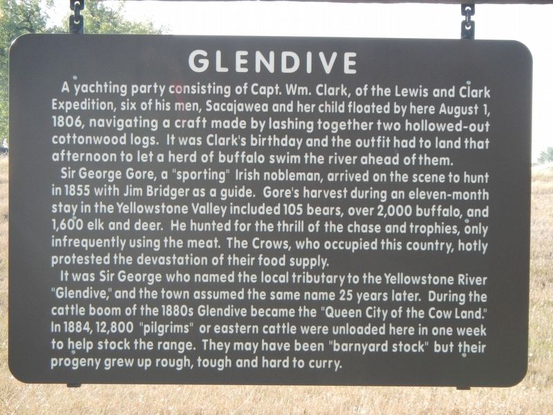 Glendive Marker image. Click for full size.
