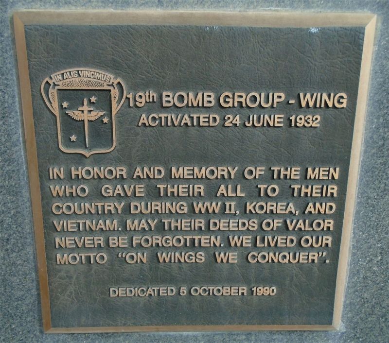 19<sup>th</sup> Bomb Group-Wing Marker image. Click for full size.
