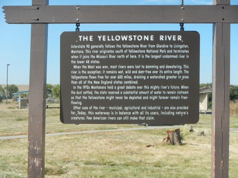 The Yellowstone River Marker image. Click for full size.