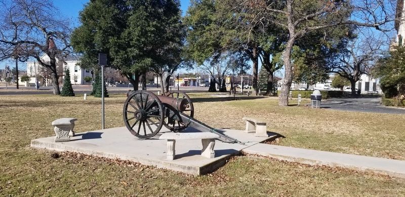 Bocock Civil War Cannon and Marker image. Click for full size.
