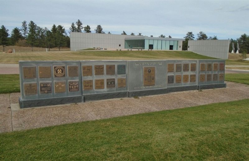 World War II Glider Pilots Marker on Memorial Wall image. Click for full size.