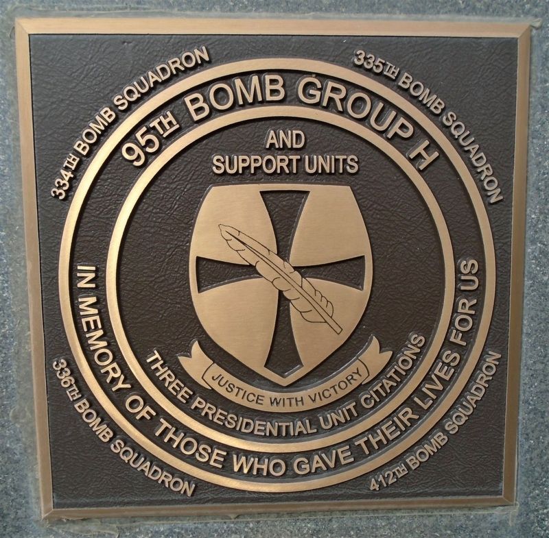 95<sup><u>th</u></sup> Bomb Group H Marker image. Click for full size.