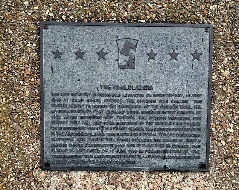 The Trailblazers Marker image. Click for full size.