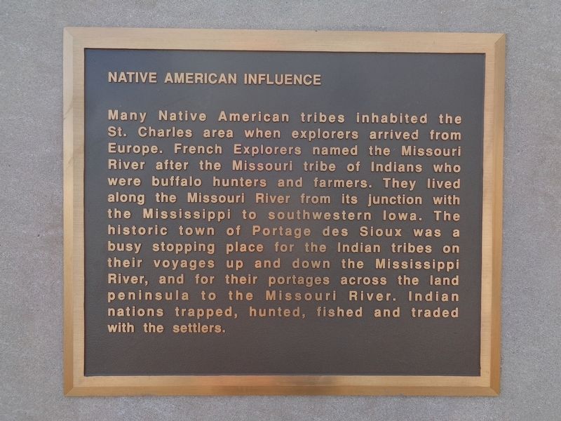 Native American Influence Marker image. Click for full size.