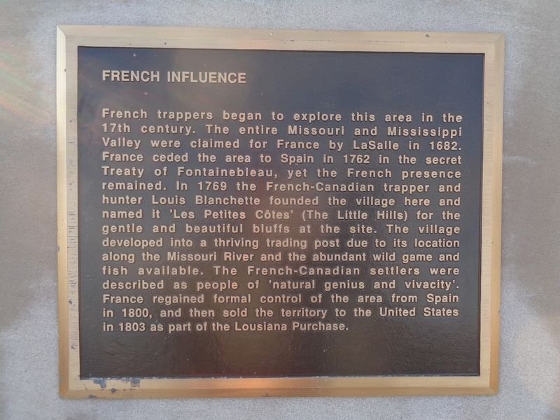 French Influence Marker image. Click for full size.