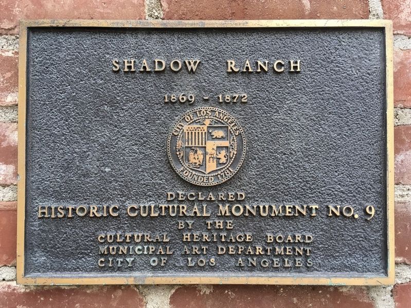 Shadow Ranch Marker image. Click for full size.